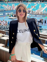 Load image into Gallery viewer, Double Breasted Padded Blazer
