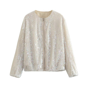 Sequin Bomber Jackets