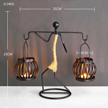 Load image into Gallery viewer, Creative Iron Candle Holder for Home Decor
