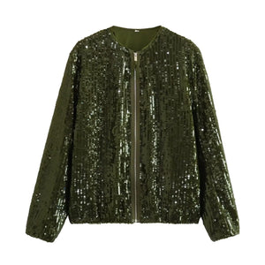 Sequin Bomber Jackets