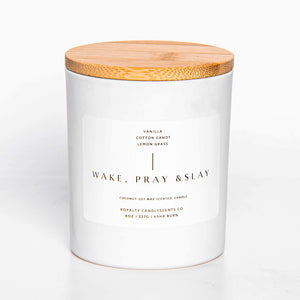 Wake, Pray & Slay Luxury Candle