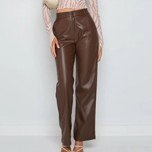 Load image into Gallery viewer, High Waist Faux Leather Pants

