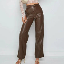 Load image into Gallery viewer, High Waist Faux Leather Pants
