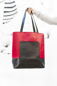 LINEAIRE  LEATHER TOTE