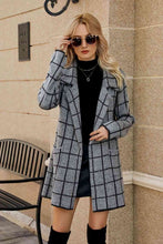 Load image into Gallery viewer, Double Take Printed Open Front Lapel Collar Cardigan with Pockets
