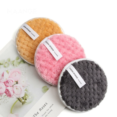 Soft Microfiber Makeup Remover Puff