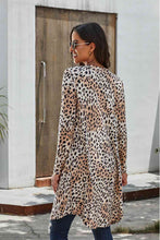 Load image into Gallery viewer, Double Take Printed Open Front Longline Cardigan
