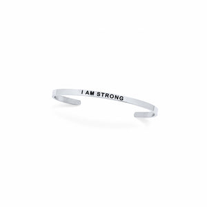 Inspirational Stainless Steel Bangle