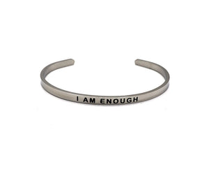 Inspirational Stainless Steel Bangle