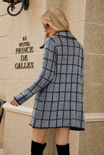 Load image into Gallery viewer, Double Take Printed Open Front Lapel Collar Cardigan with Pockets

