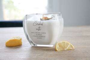 Lemon and Verbena Candle - Dried Meyer Lemon & French Verbena Leaves