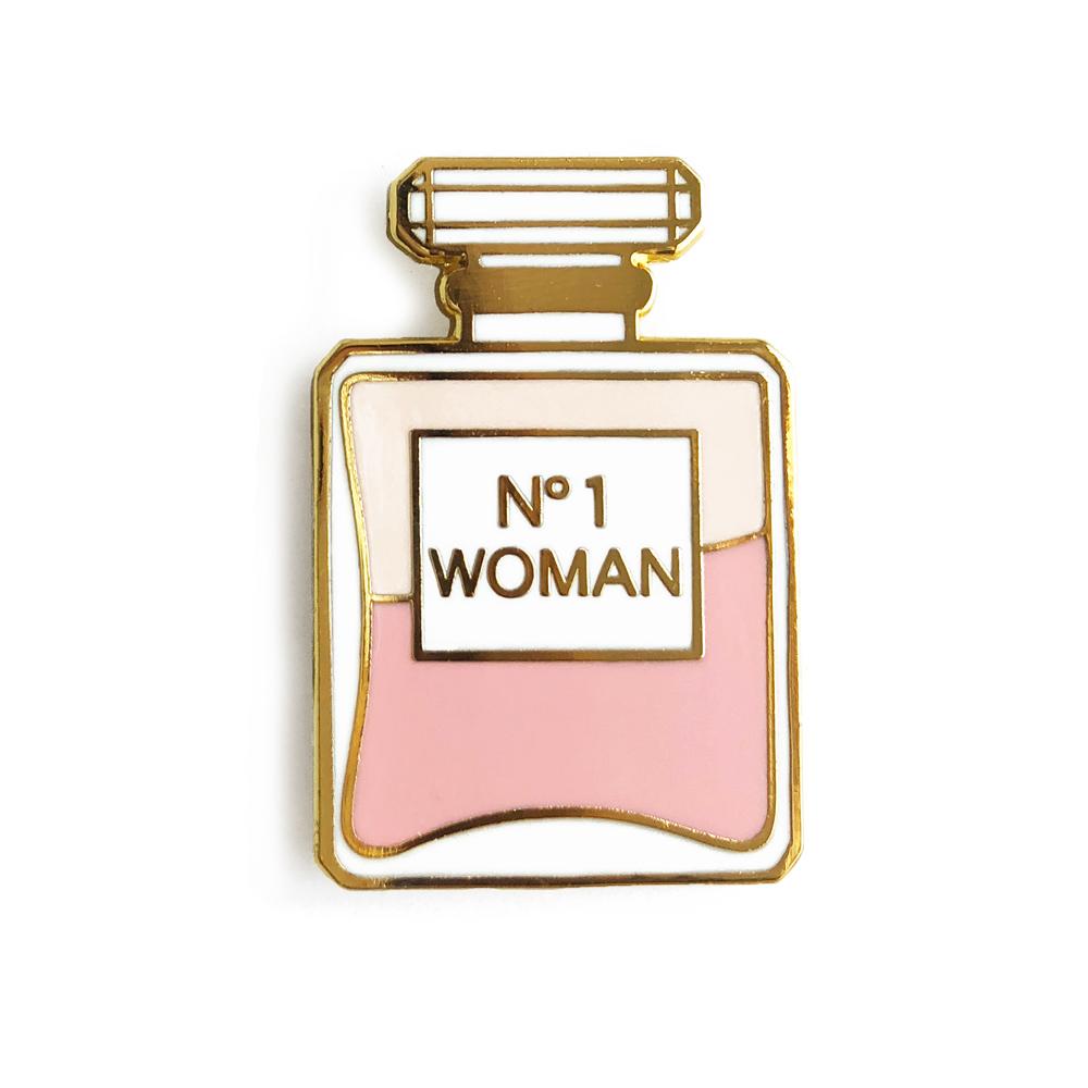 No. 1 Woman Enamel Pin